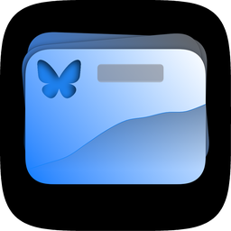 SkyDeck app icon, rounded, 1024 px, dark